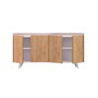 Hanah Home Nossa Consola Roble y Blanco